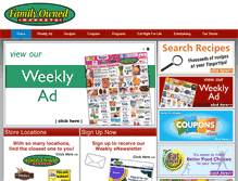 Tablet Screenshot of familyownedmarkets.com